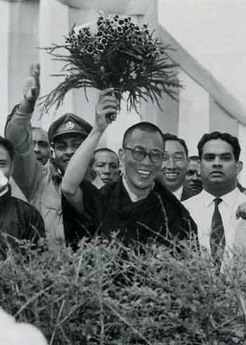 
Dalai Lama after arriving in India - The 14th Dalai Lama (A&E Biography) book
